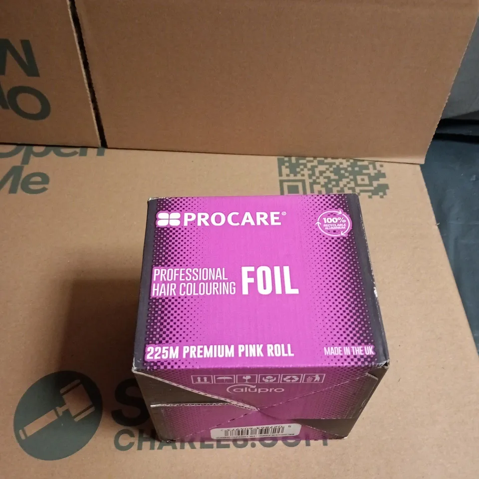 PROCARE PROFESSIONAL HAIR COLOURING FOIL – 225M PREMIUM PINK ROLL