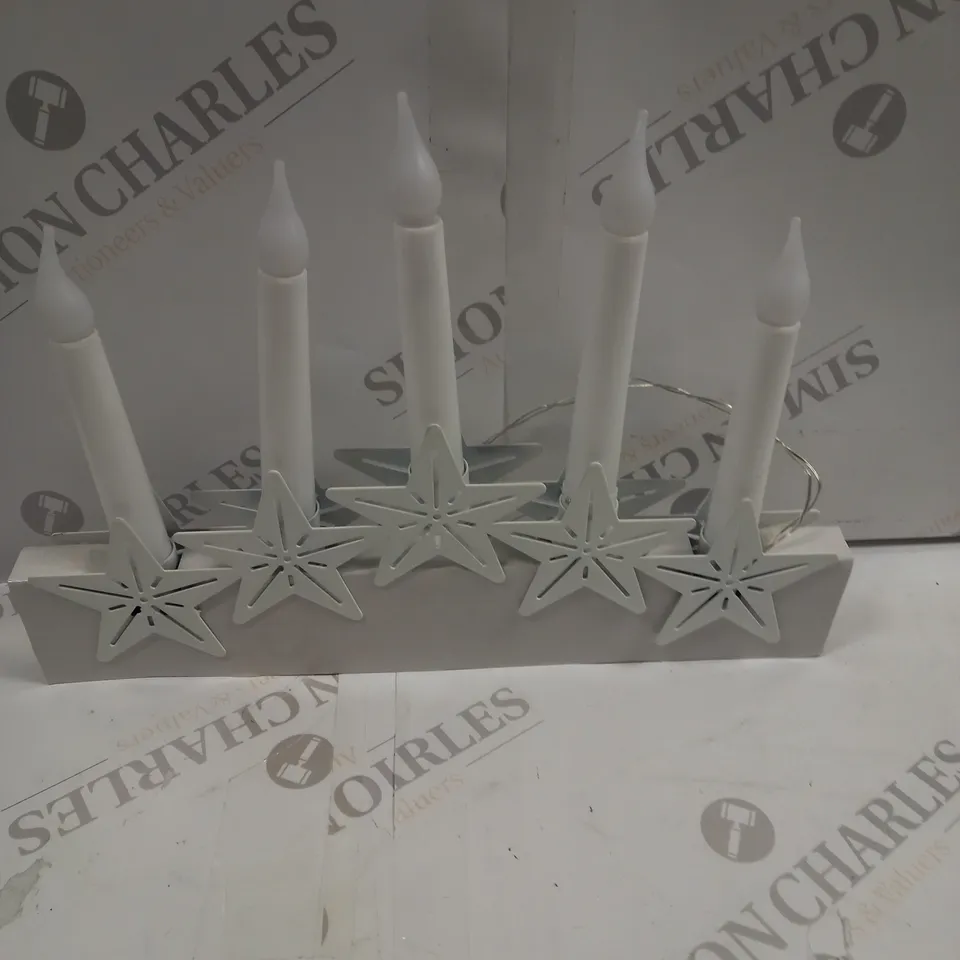 BOXED STAR 5 LIGHT CANDLE BRIDGE RRP £17.99