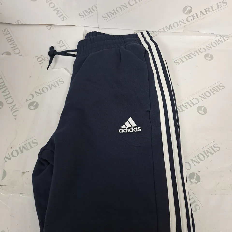 ADIDAS LOGO FLEECE TRACKSUIT BOTTOMS SIZE L