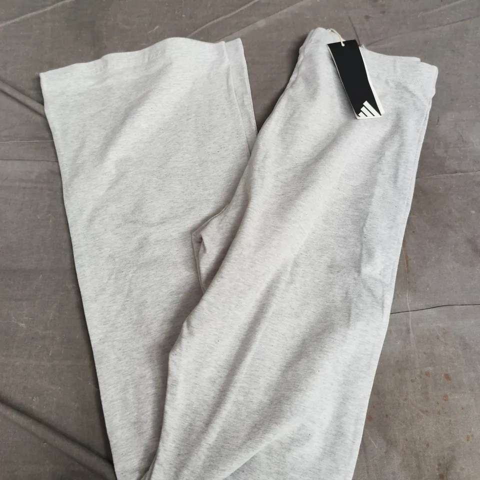 ADIDAS FLARED LEG BOTTOMS IN GREY - UK MEDIUM 12-14