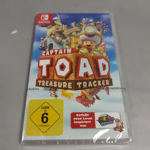 SEALED CAPTAIN TOAD TREASURE TRACKER FOR NINTENDO SWITCH