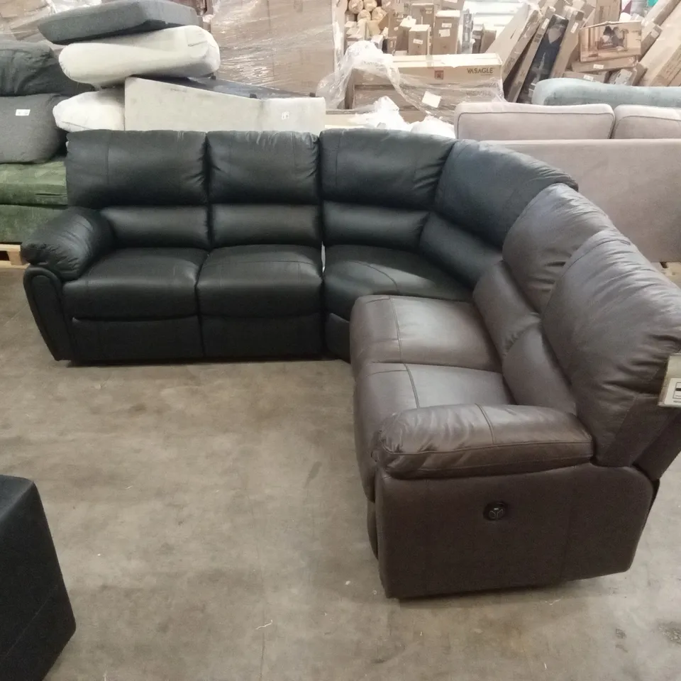 LEIGHTON POWER RECLINER CORNER GROUP - ONE SECTION INCORRECT COLOUR
