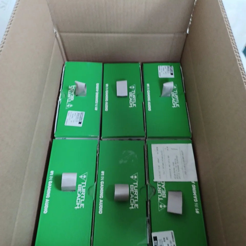 BOX OF ASSORTED TURTLE BEACH HEADSETS FOR XBOX 