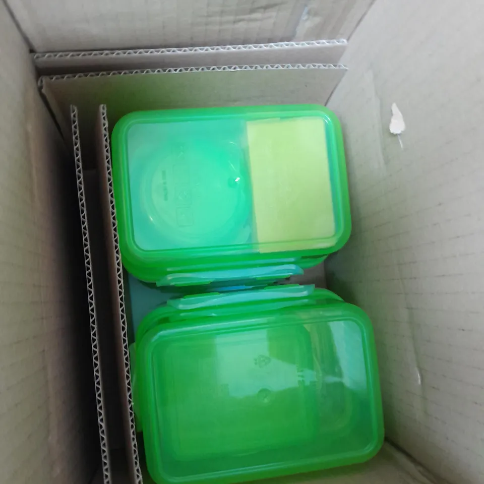 ASSORTED CLICK STORAGE BOXES - LIME