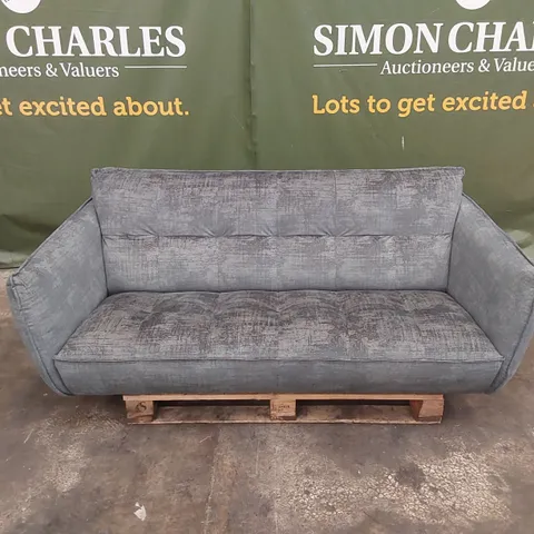 QUALITY DESIGNER ITALIAN MADE SEVILLE 3 SEATER FABRIC UPHOLSTERED SOFA