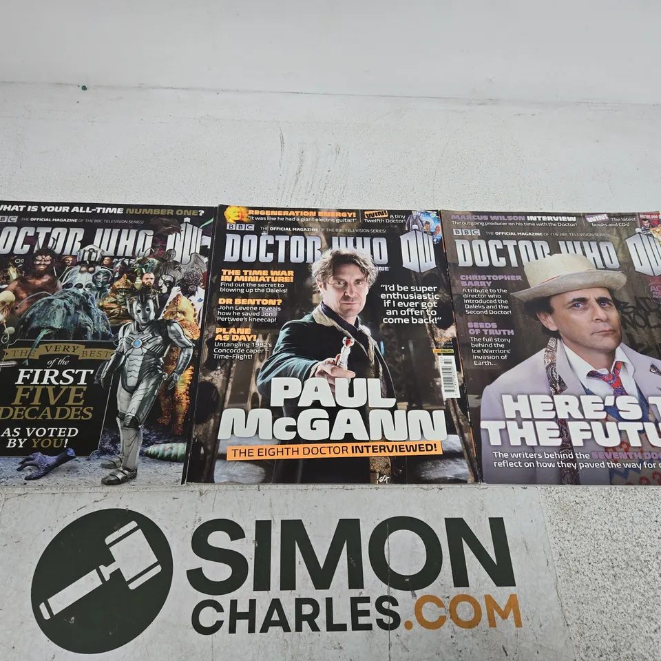 BOX OF APPROXIMATELY 20 ASSORTED DR.WHO MAGAZINE
