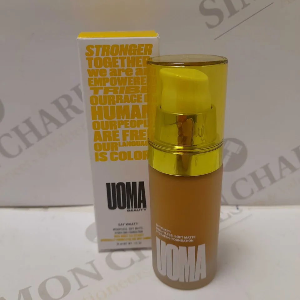 UOMA SAY WHAT?! SOFT MATTE HYDRATING FOUNDATION 30ML - T3C BRONZE VENUS 