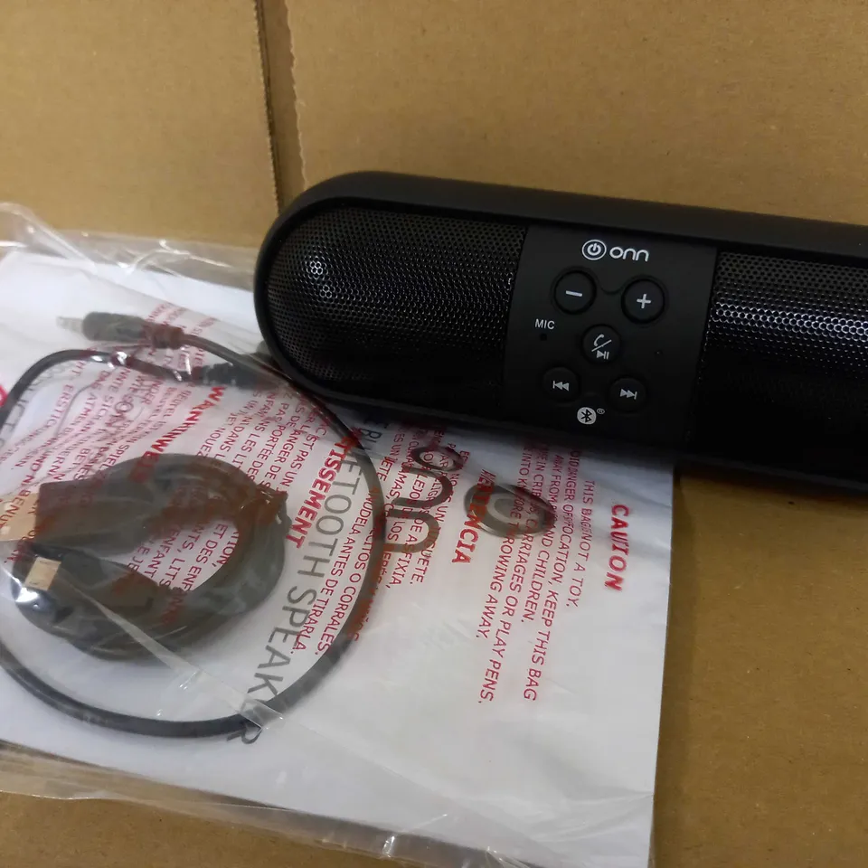 ONN PORTABLE BLUETOOTH SPEAKER 