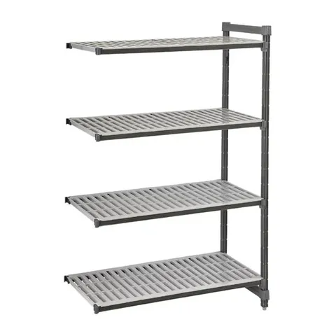 BOXED CAMBRO CAMSHELVING ELEMENTS 4 TIER ADD ON UNIT 1830×1220×610MM