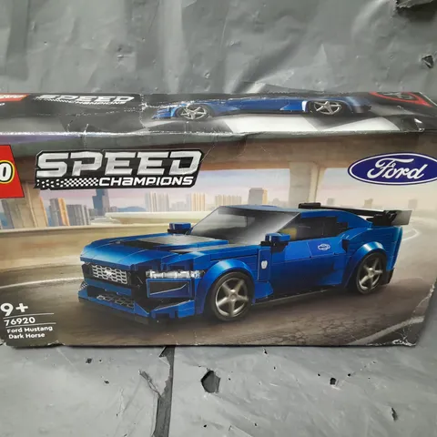 BOXED LEGO SPEED CHAMPIONS FORD MUSTANG DARK HORSE SPORTS CAR - 76920