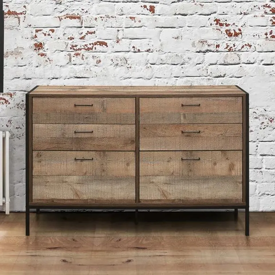 URBAN RUSTIC 6-DRAWER CHEST