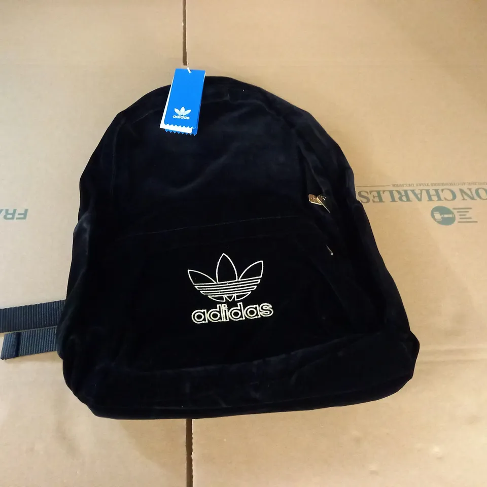 ADIDAS VELVET BLACK BACKPACK 