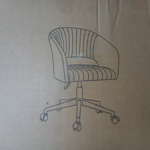 SOLAR OFFICE CHAIR WITH WHEELS IN SLATE GREY