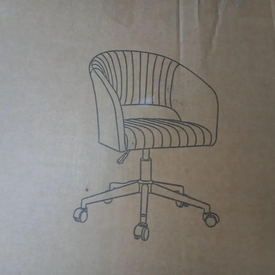 SOLAR OFFICE CHAIR WITH WHEELS IN SLATE GREY