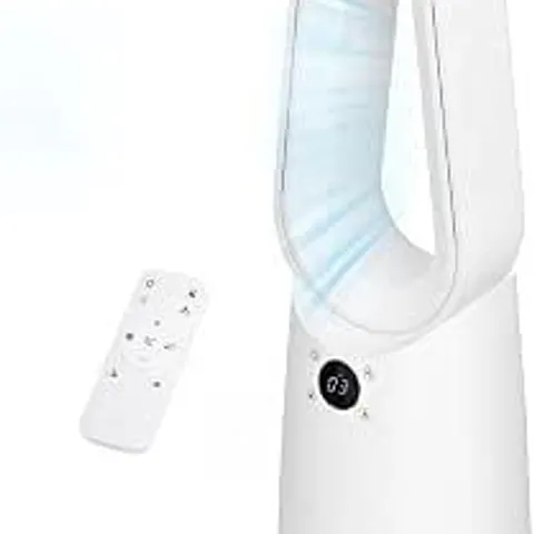 BOXED RUSSELL HOBBS RHCBLDL10SM SMART BLADELESS COOLING FAN - WHITE