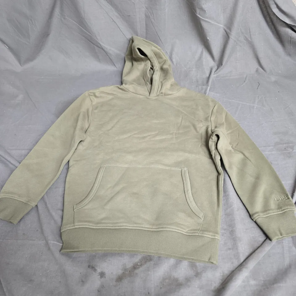 OLIVE GREEN HOODIE WITH FRONT KANGAROO POCKET – CHILDRENS