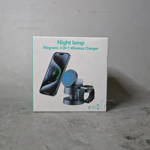 SEALED NIGHT LAMP MAGNETIC 4 IN 1 WIRELESS CHARGER