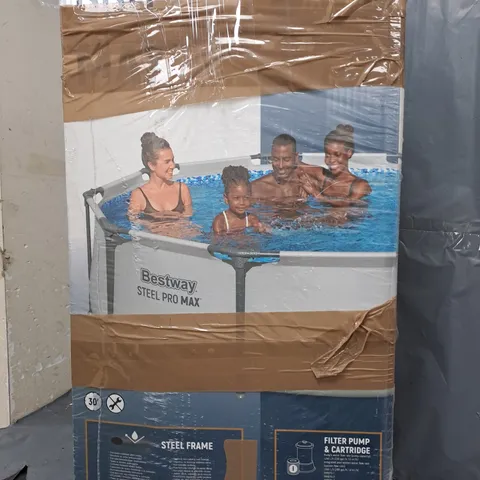 BOXED BESTWAY 10FT STEEL PRO MAX POOL - COLLECTION ONLY