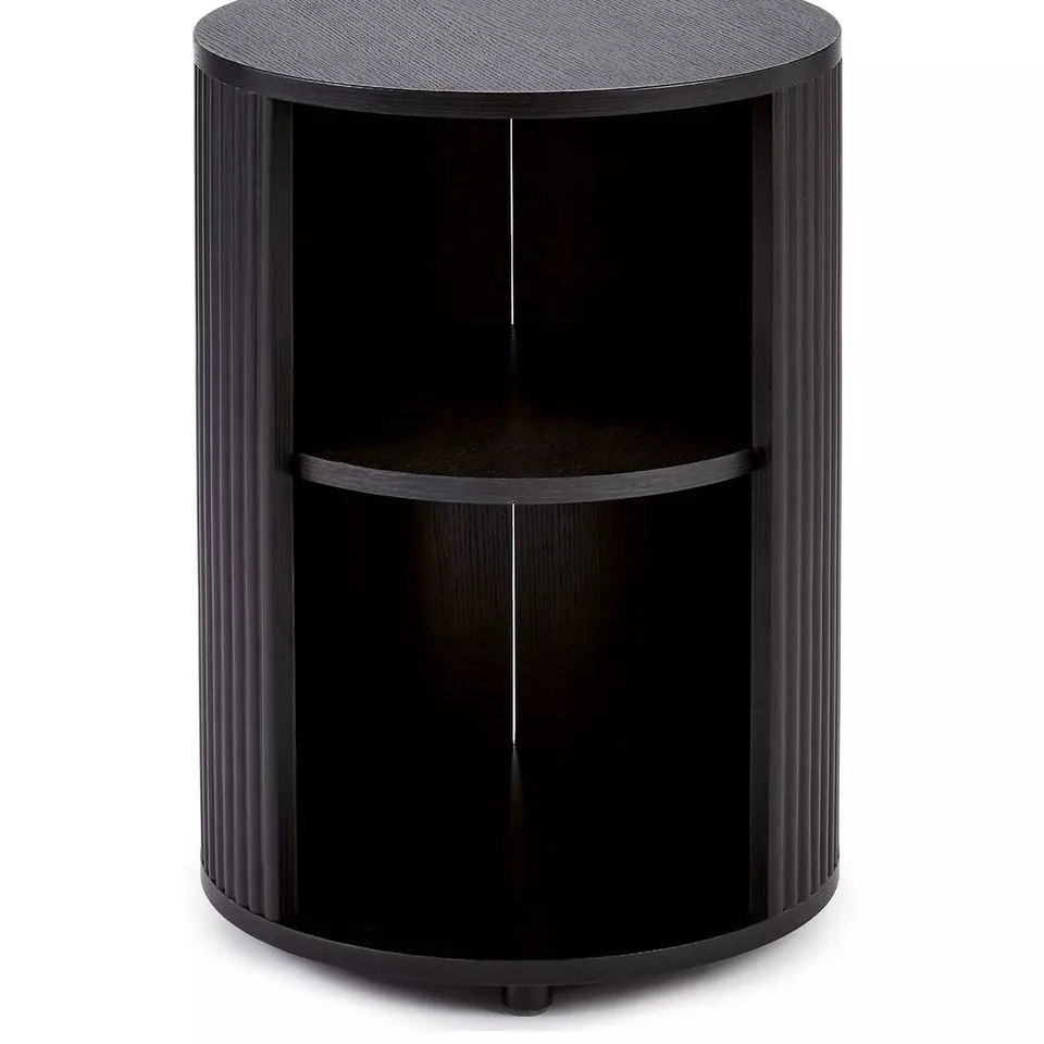 BOXED CARINA SIDE TABLE IN BLACK - COLLECTION ONLY