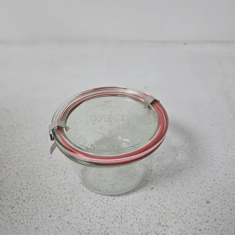 BOX OF APPROXIMATELY 4 X WECK STORAGE AND PRESERVING JARS