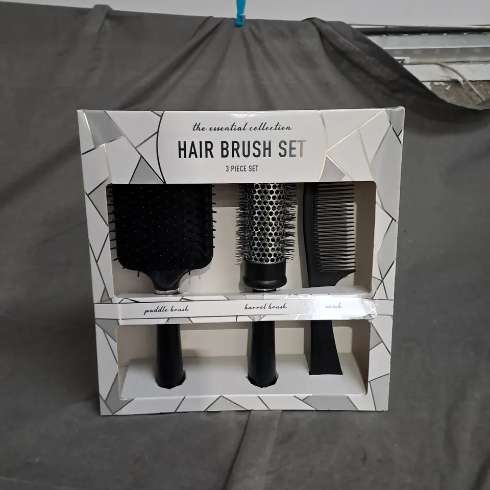 BOX OF ASSORTED HAIR BRUSH SETS 