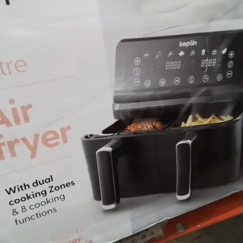 BOXED KEPLIN 9 LITRE DUAL DRAWER AIRFRYER