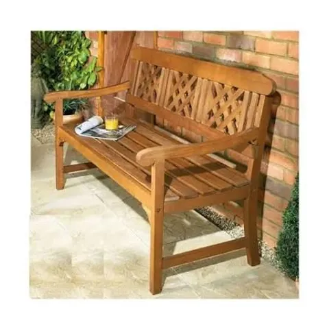 BOXED ROBERT DAYS FENCE 3 SEATER BENCH