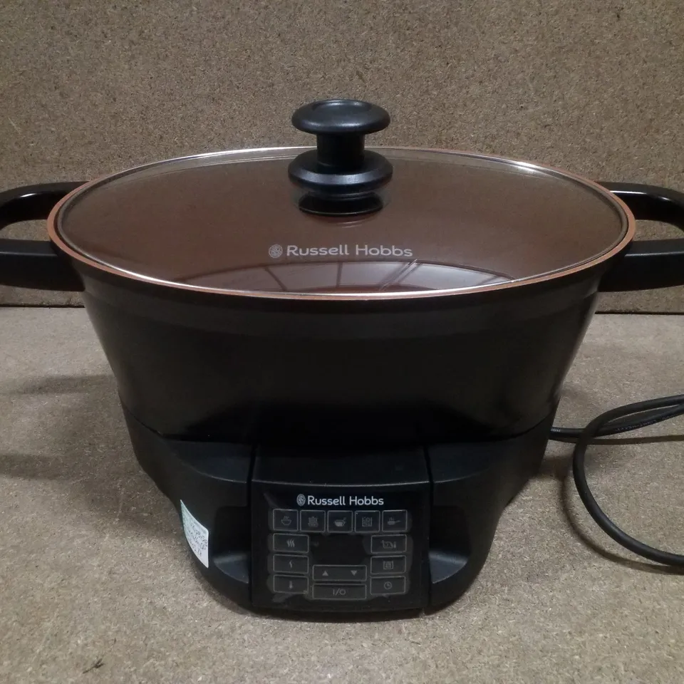 BOXED RUSSELL HOBBS 28270 BLACK MULTICOOKER 