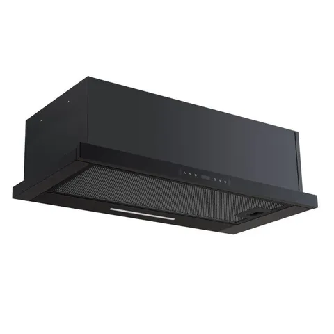 BOXED ELECTRIQ 90CM TELESCOPIC COOKER HOOD WITH AUTO OPENING - BLACK