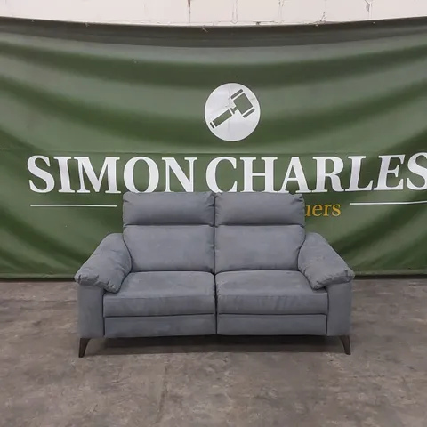 QUALITY DESIGNER ITALIAN MADE GARY 2 SEATER POWER RECLINER SOFA