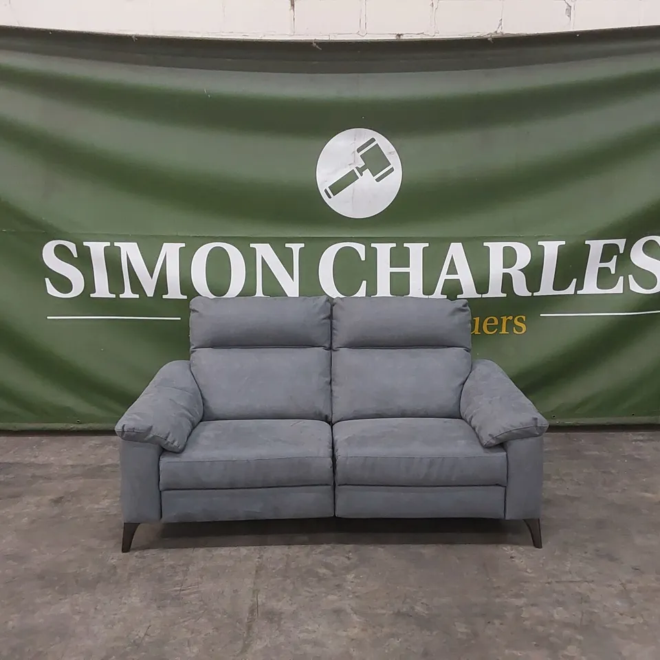 QUALITY DESIGNER ITALIAN MADE GARY 2 SEATER POWER RECLINER SOFA