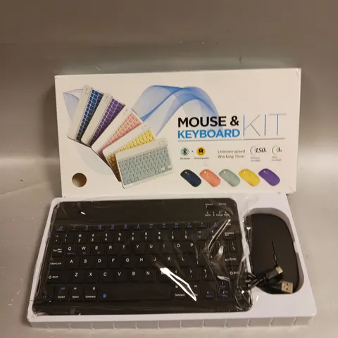 BOXED BLUETOOTH KEYBOARD & MOUSE SET