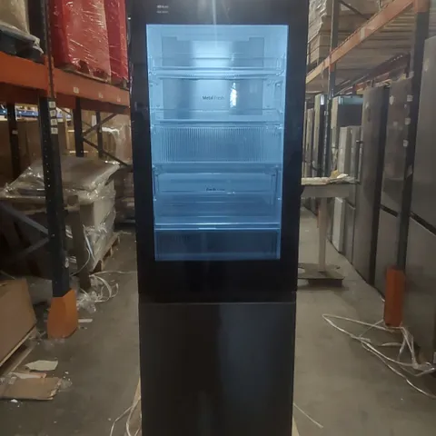 LG INSTAVIEW GBG5160CEV SMART 60/40 FRIDGE FREEZER - ESSENCE BLACK STEEL