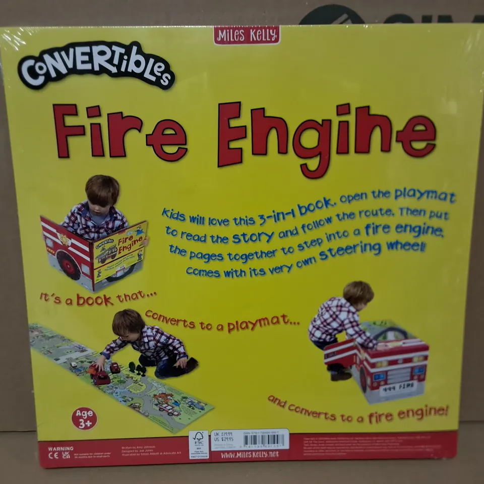 SEALED MILES KELLY CONVERTIBLES FIRE ENGINE