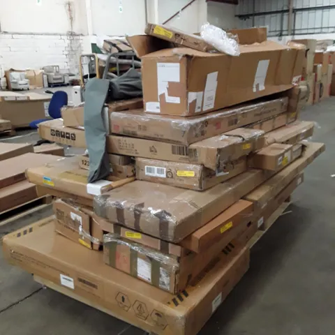 PALLET CONTAINING ASSORTED INCOMPLETE FLATPACK FURNITURE PARTS