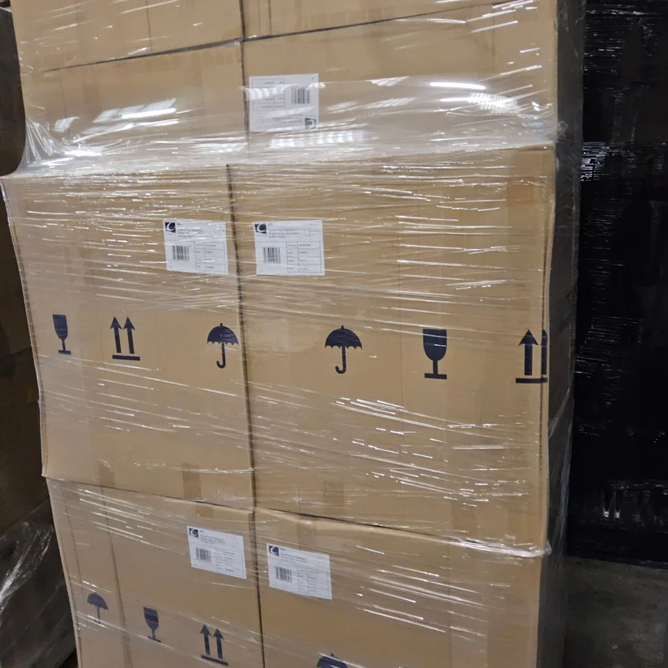 PALLET TO CONTAIN APPROXIMATELY 10 BOXED ESPERIA FLOOR STANDING 2 DRAWER VANITY UNITS 600mm MIDNIGHT GLOSS