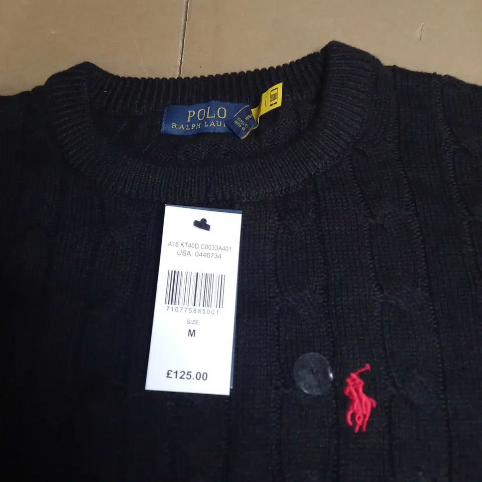 POLO RALPH LAUREN KNITTED JUMPER SIZE M