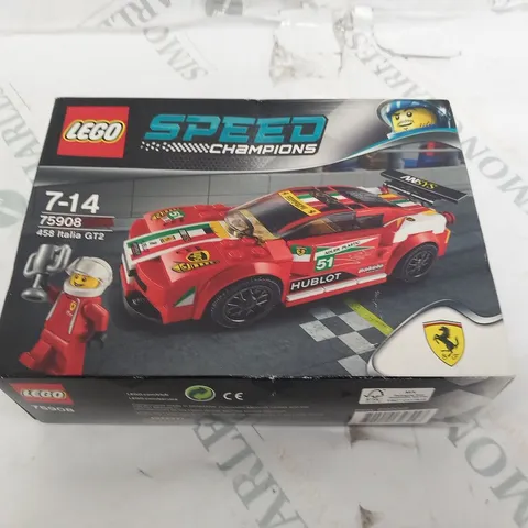 BOXED LEGO SPEED CHAMPIONS 75908 458 ITALIA GT2