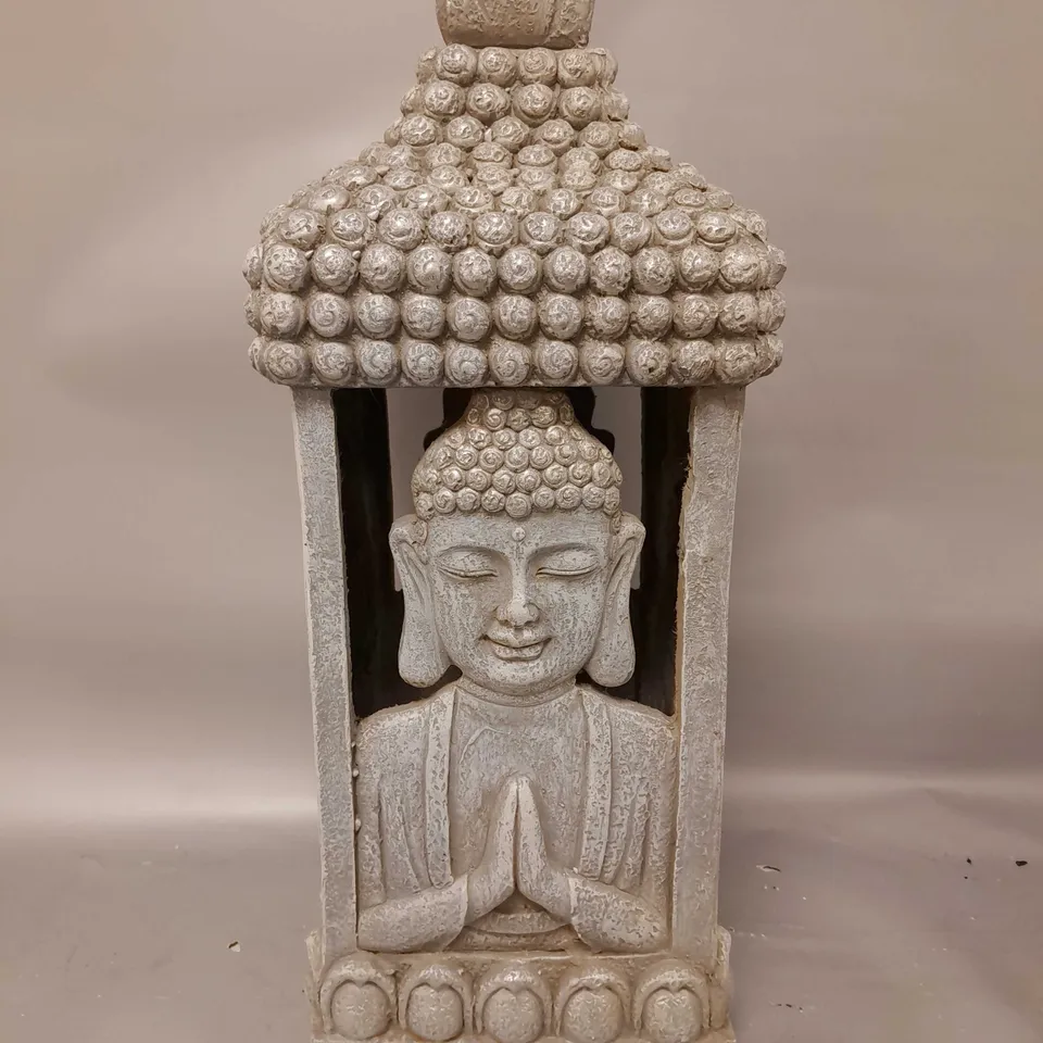 BOXED MY GARDEN STORIES SOLAR LED BUDDHA TEMPLE