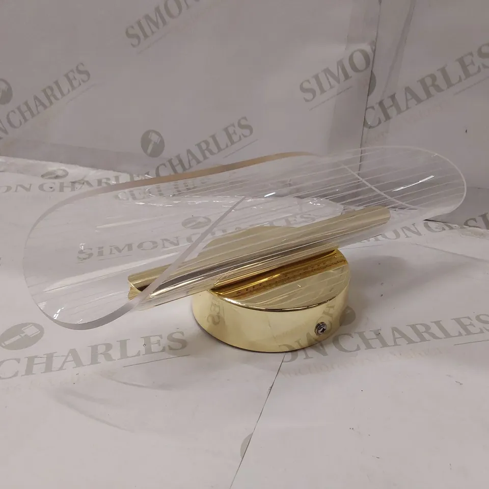 CASCANTE ACRYLIC LED FLUSH MOUNTED WALL SCONCE