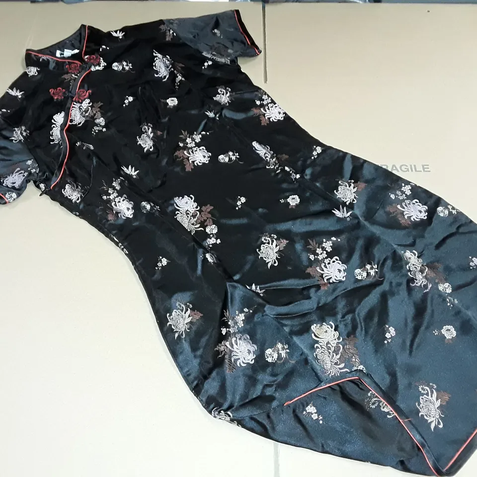 RED LEAF ORIENTAL THEMED DRESS - 12
