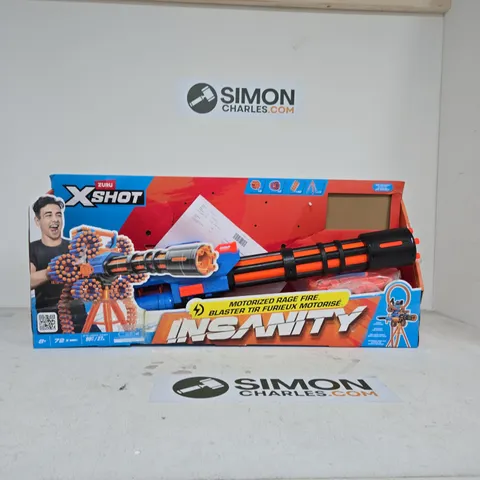 X-SHOT INSANITY MOTORISED BLASTER TOY GUN – BOXED