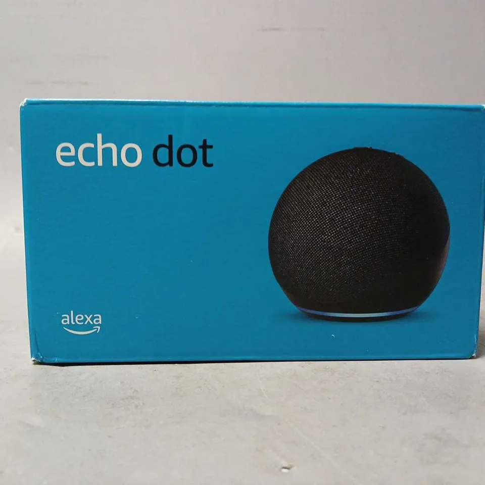 BOXED ALEXA ECHO DOT 