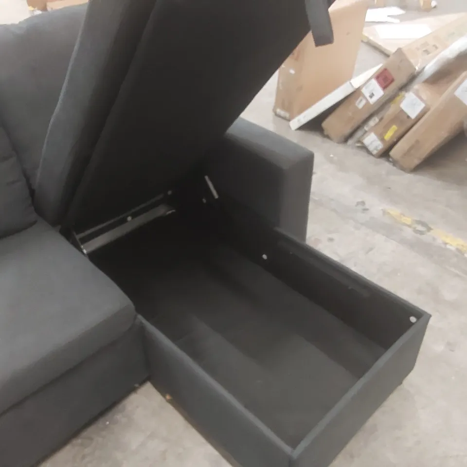 QUALITY DESIGNER 227CM L-SHAPED PULL OUT SOFA BED