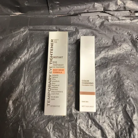 APPROXIMATEY 30 ASSORTED HEALTH AND BEAUTY PRODUCTS TO INCLUDE - TEMPORARY EYE TIGHTENER - COLOUR CHANGING FOUNDATION STICK - ETC