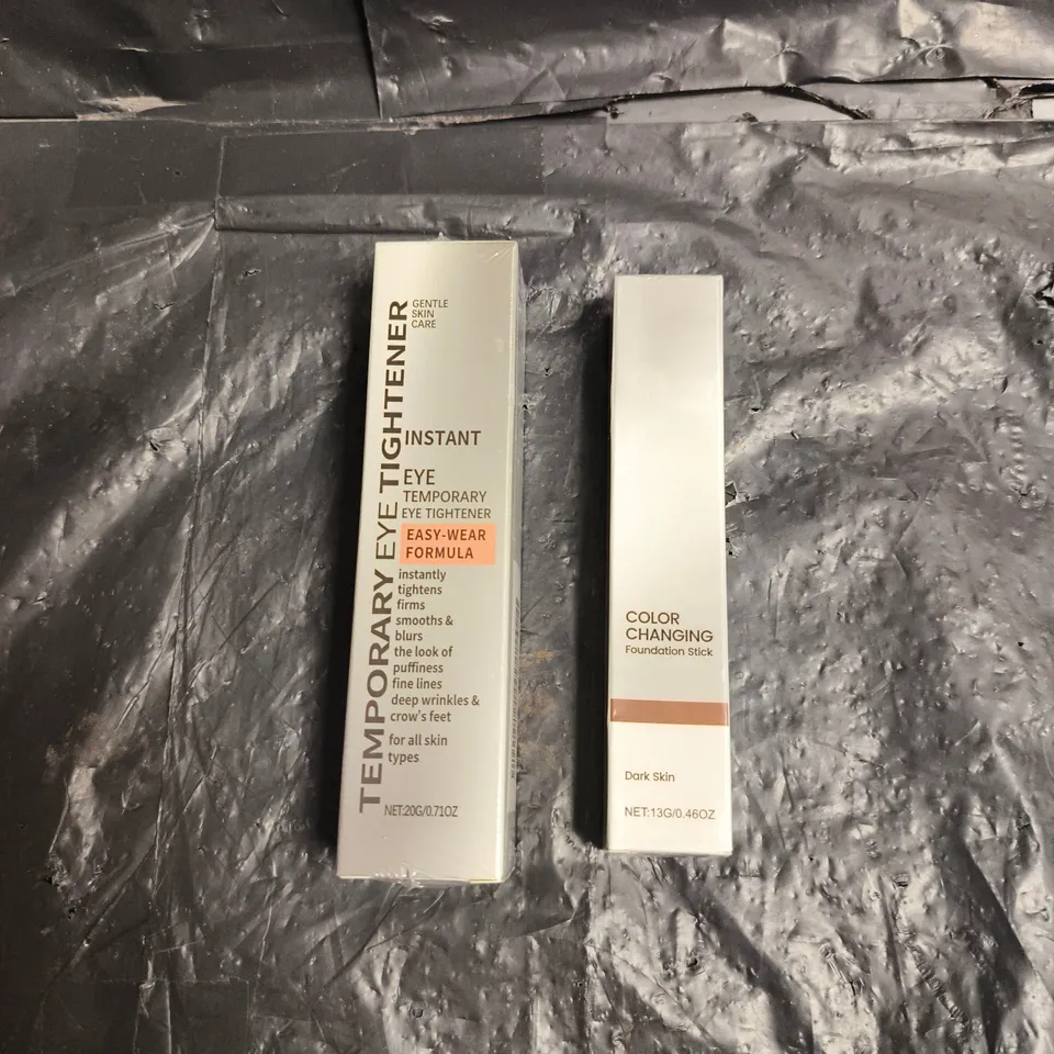 APPROXIMATEY 30 ASSORTED HEALTH AND BEAUTY PRODUCTS TO INCLUDE - TEMPORARY EYE TIGHTENER - COLOUR CHANGING FOUNDATION STICK - ETC
