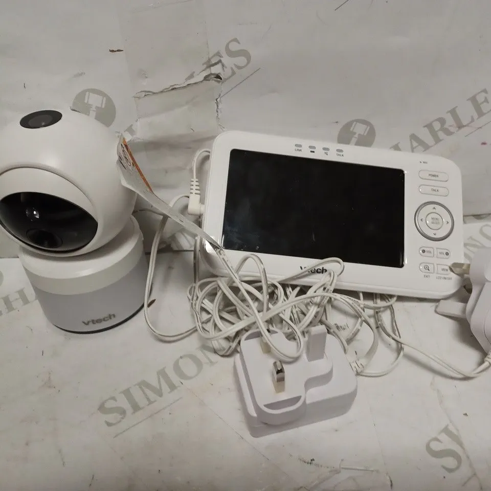 VTECH VM5463 5" LCD SCREEN VIDEO BABY MONITOR - WHITE