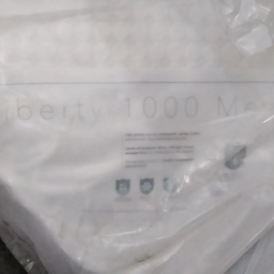 QUALITY BAGGED LIBERTY 1000 MEMORY FOAM SUPER KING 6FT MATTRESS 