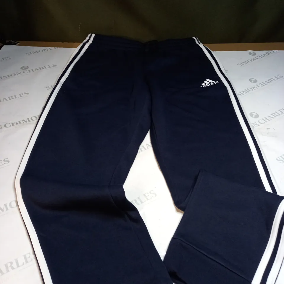 LARGE NAVY BLUE ADIDAS JOGGERS 
