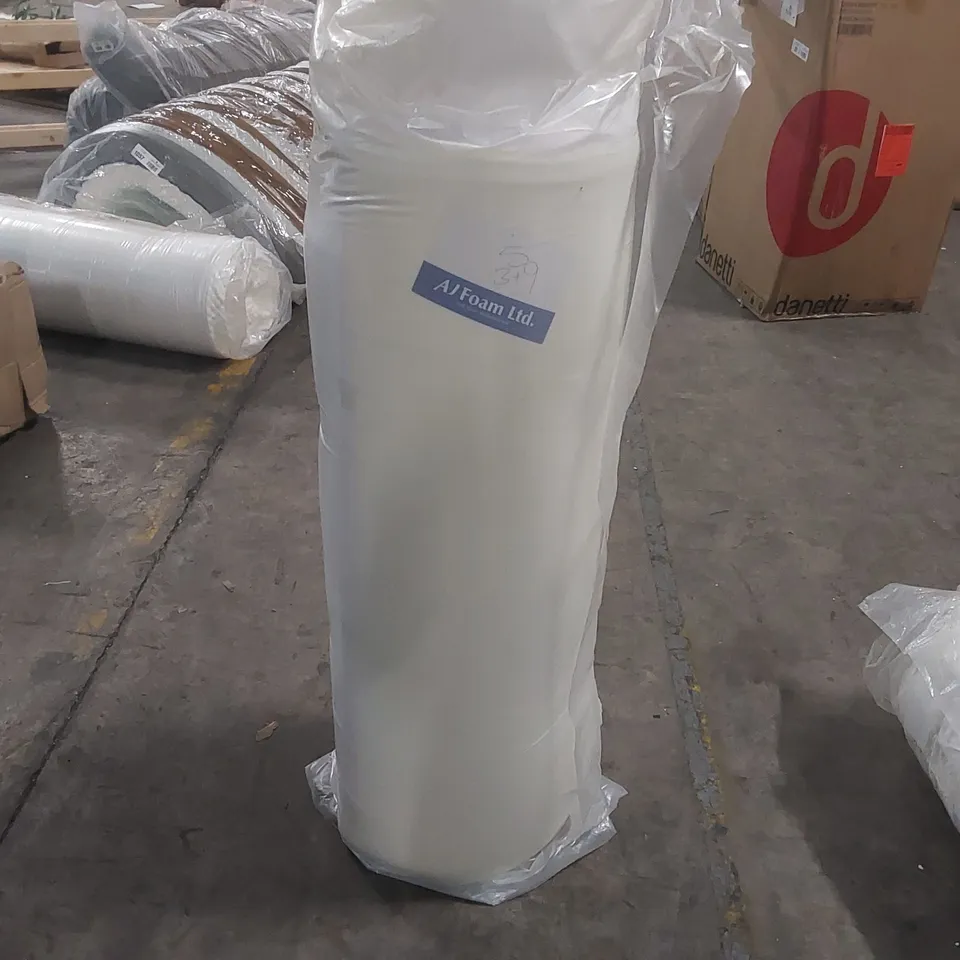 QUALITY BAGGED AND ROLLED PUREFLES LUXURY MEMORY FOAM MATTRESS 12 INCH 30 CM DEEP - SIZE UNSPECIFIED